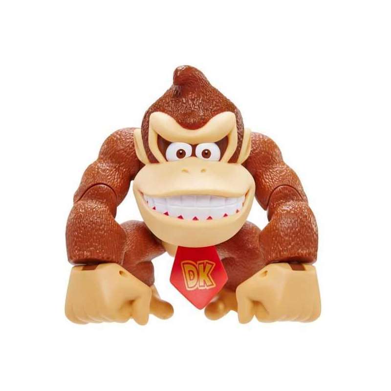 super mario figura 15 cm donkey kong (jakks pacific -  76198-4l