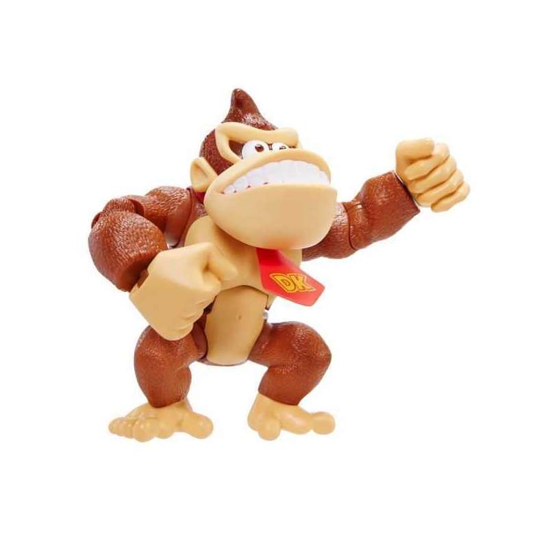 super mario figura 15 cm donkey kong (jakks pacific -  76198-4l