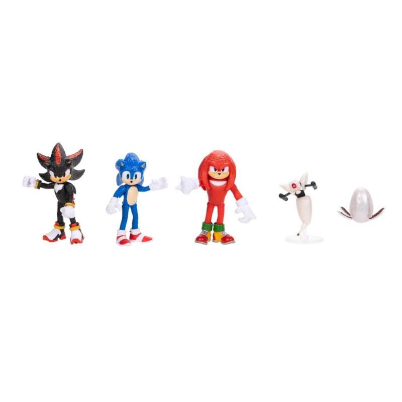 sonic 3 movie multipack figuras 6 cm s1 ( jakks pacific -  424084)