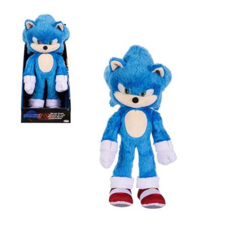 sonic 3 movie peluche deluxe sonic (jakks pacific - 424714)