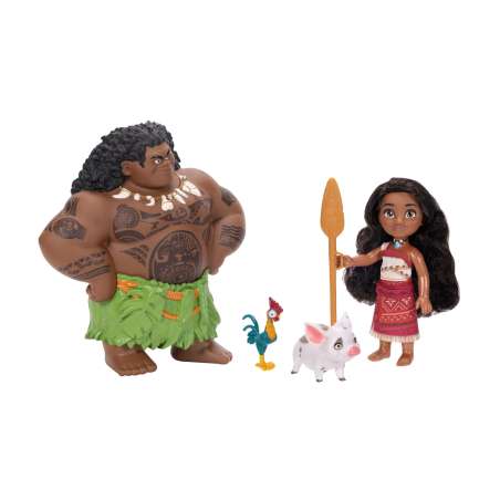 disney vaiana ii set 5 cm vaiana & maui (jakks pacific - 237554-vai)