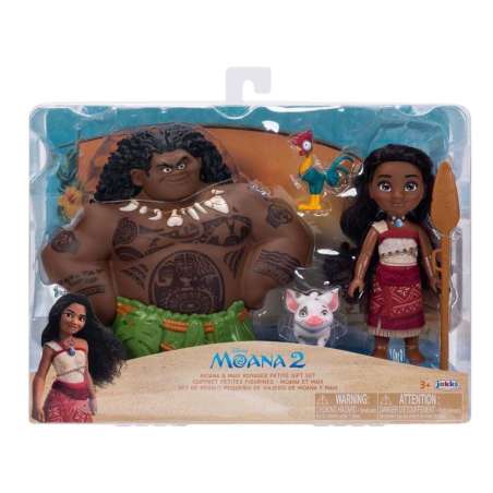 disney vaiana ii set 5 cm vaiana & maui (jakks pacific - 237554-vai)