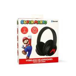 super mario bluetooth auriculares con led (last level - rlsm1255)