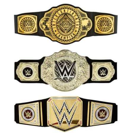 wwe cinturon campeon mundial pesos pesados (mattel - hyf18)