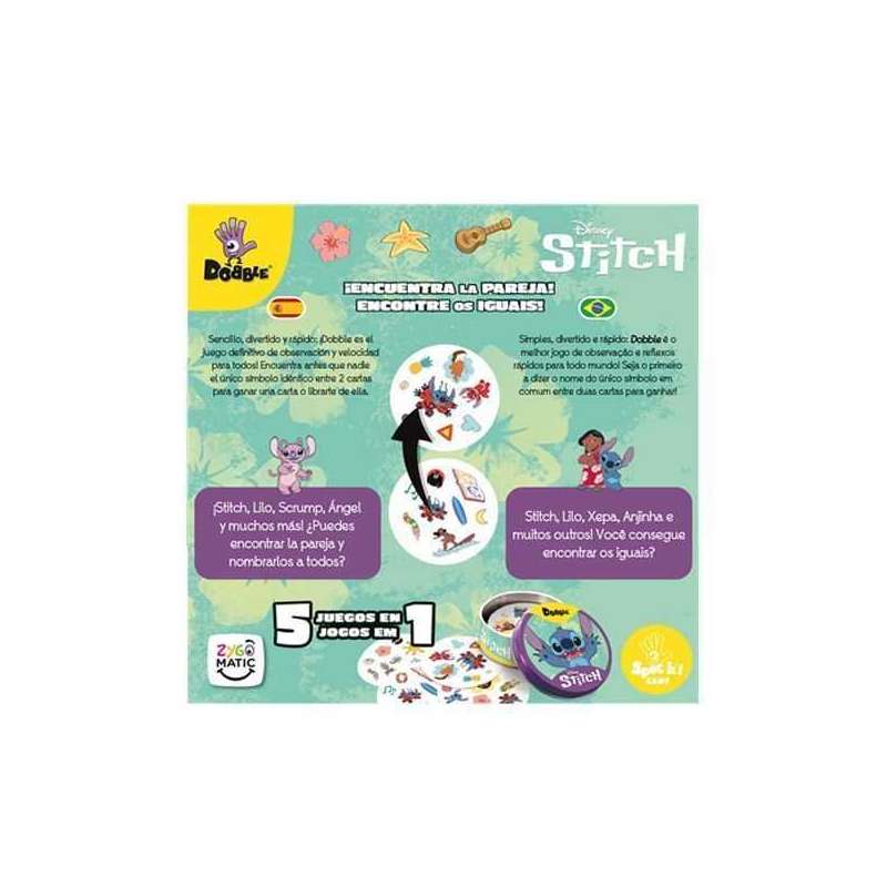 dobble disney stitch (asmodee - dobls07es) dobble disney stitch (asmodee - dobls07es)