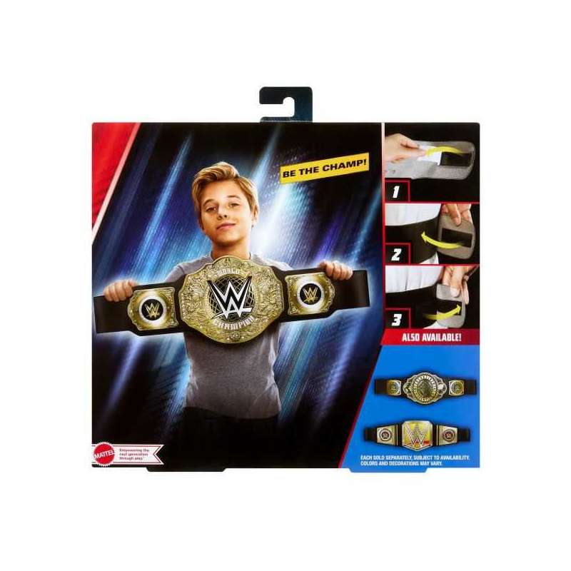 wwe cinturon campeon mundial pesos pesados (mattel - hyf18) wwe cinturon campeon mundial pesos pesados (mattel - hyf18)