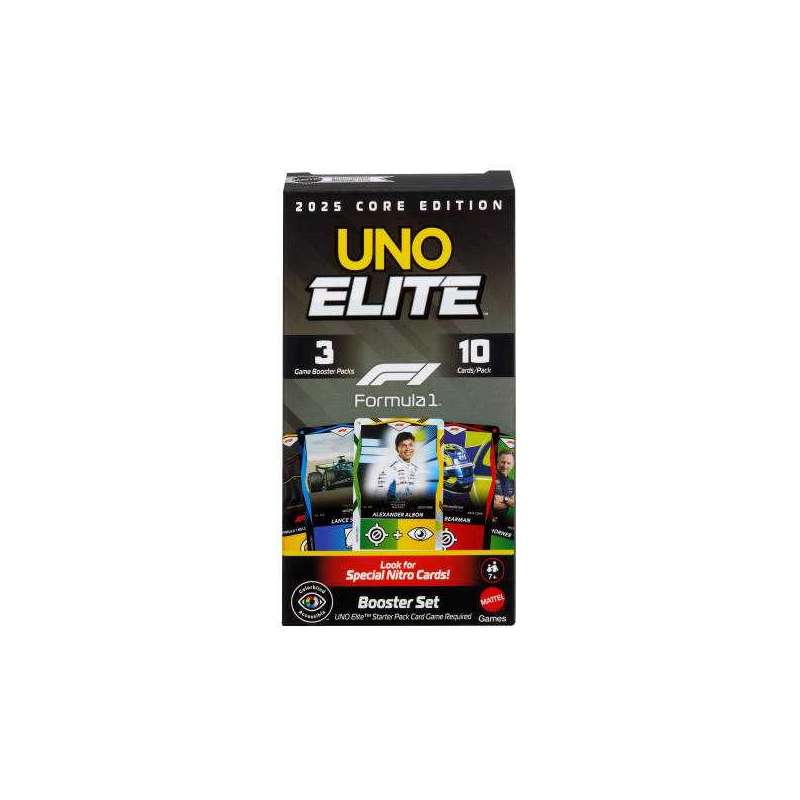 mattel games uno elite f1 booster set (mattel - jlv43) mattel games uno elite f1 booster set (mattel - jlv43)