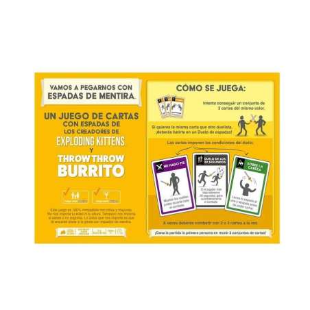 vamos a pegarnos con espadas de mentira (asmodee - ekiswrd01es )