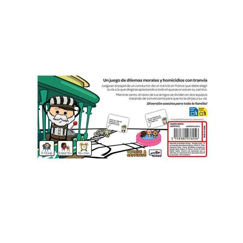 tranvia mortal (asmodee - ldgtbt01es) tranvia mortal (asmodee - ldgtbt01es)
