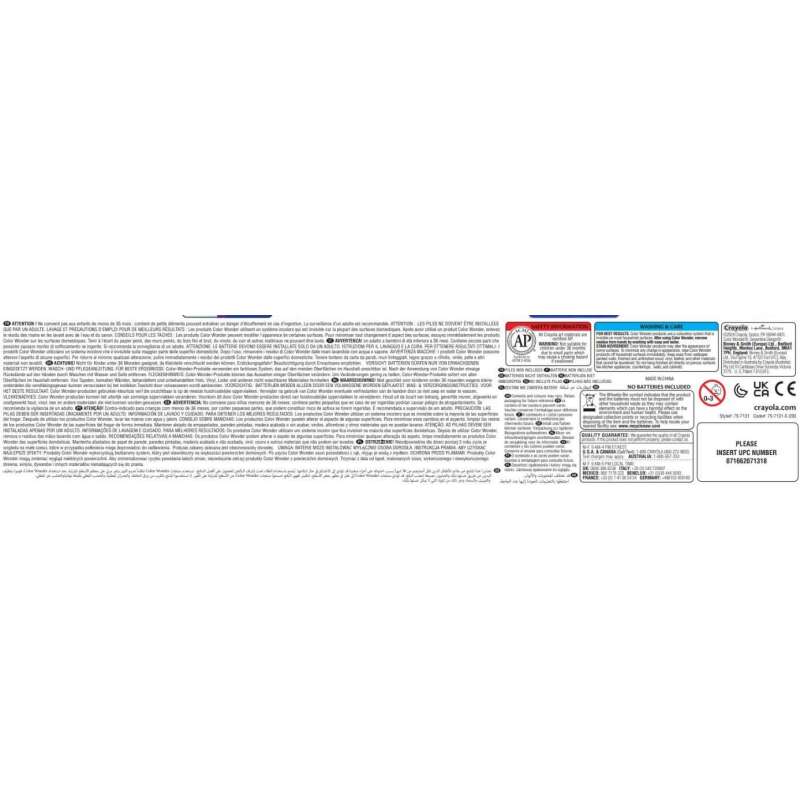 crayola color wonder pincel magico luz (crayola - 75-7131)