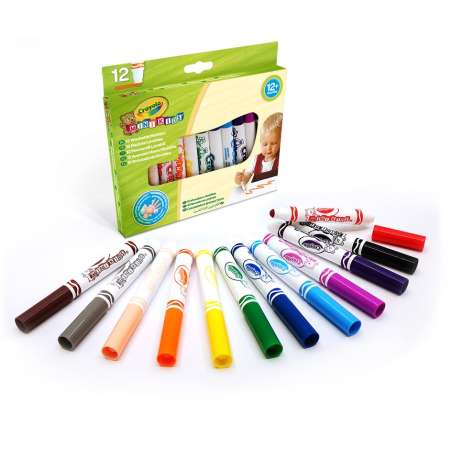 crayola 12 rotuladores lavables mk  (8325)