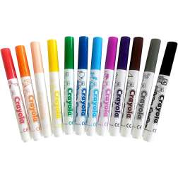 crayola 12 rotuladores lavables mk  (8325)