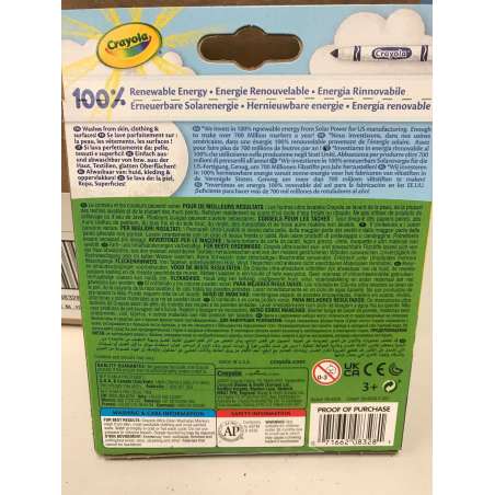 crayola 8 rotuladores ultralavables (crayola - 58-8328g)