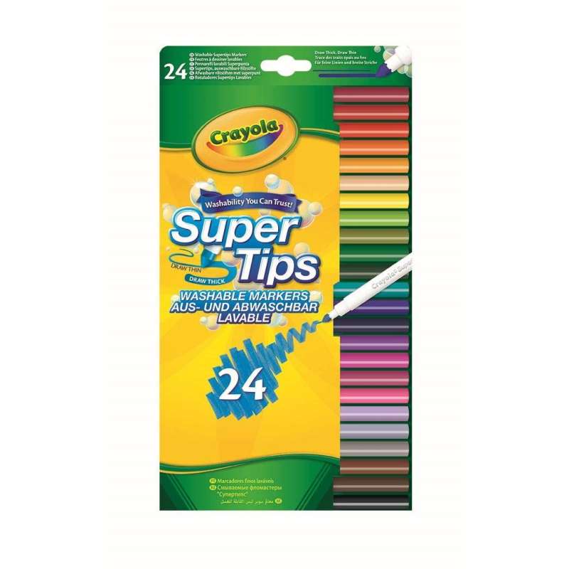 crayola 24 rotuladores super punta ( 7551)