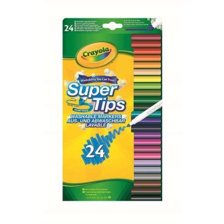 crayola 24 rotuladores super punta ( 7551)