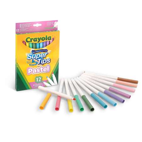 crayola 12 rotuladores super punta (58-7515)