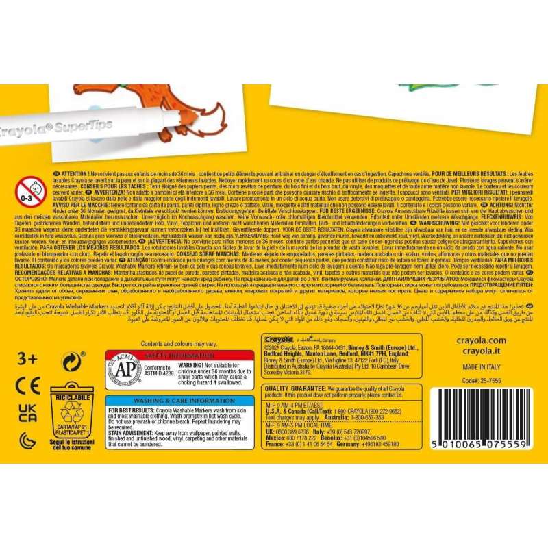 crayola 50 rotu super punta lavables crayola 50 rotu super punta lavables