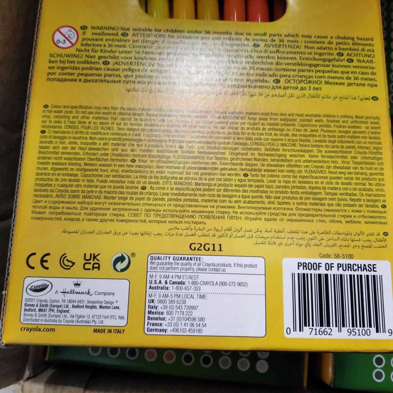 crayola 100 rotu super punta lavable (crayola - 58-5100) crayola 100 rotu super punta lavable (crayola - 58-5100)