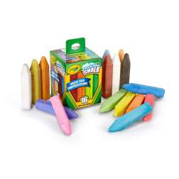 crayola 16 maxi tizas de suelo lavables (51-4008)