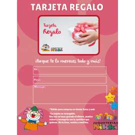 tarjeta regalo generica