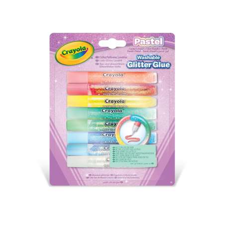 crayola 8 pegamentos purpurina lavables  ( 69-3524 )