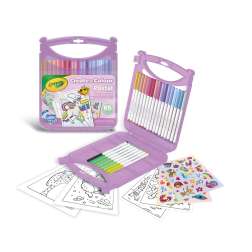 crayola maletin 65 rotuladores lavables pastel  ( 25-5239)