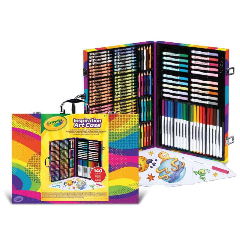 crayola maletin artista arcoiris 140 new (041054) crayola maletin artista arcoiris 140 new (041054)