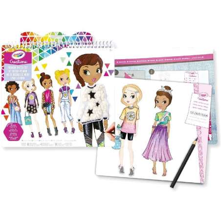crayola love fashion creations album ( 04-1178 )