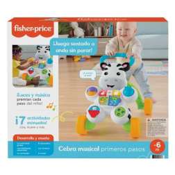 fisher-price aprende andador cebra ( mattel - dld87)
