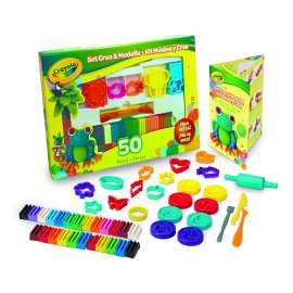 crayola set crea y moldea 50 piezas