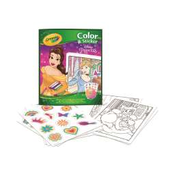 crayola libro colorear+stikers princesas ( 04-0202)