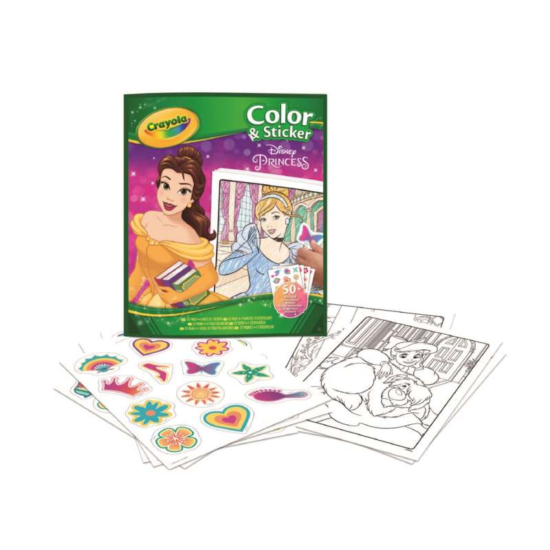 crayola libro colorear+stikers princesas ( 04-0202) crayola libro colorear+stikers princesas ( 04-0202)