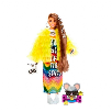barbie extra vestido arcoiris (mattel - gyj78) barbie extra vestido arcoiris (mattel - gyj78)