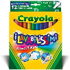 crayola 12 rotuladores super lavable punta fina (binney & smith - 58-6671) crayola 12 rotuladores super lavable punta fina (binney & smith - 58-6671)
