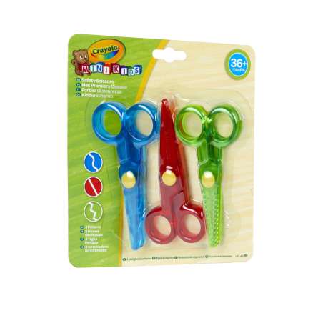 crayola mini kids 3 tijeras seguras ( 81-8119 )