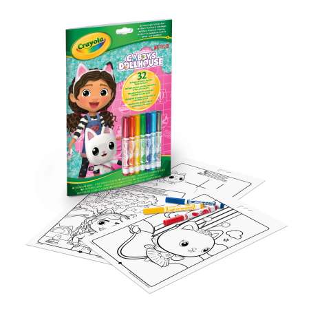 crayola libro colorear gabby´s dollhouse (04-7024)