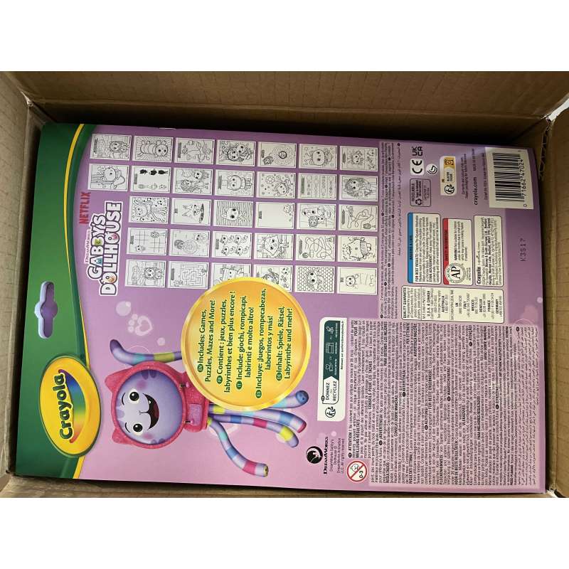 crayola libro colorear gabby´s dollhouse (04-7024) crayola libro colorear gabby´s dollhouse (04-7024)