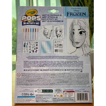 crayola color pops 3d frozen( 04-0742)