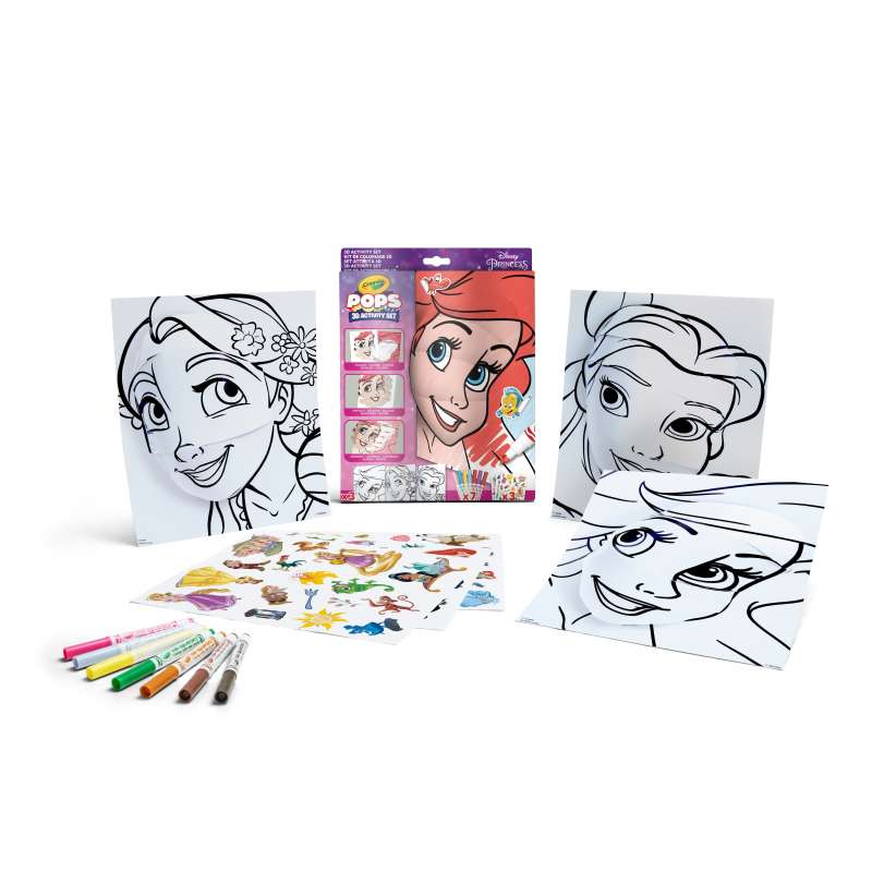 crayola color pops 3d disney princess ( 04-0743) crayola color pops 3d disney princess ( 04-0743)