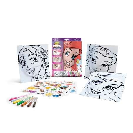 crayola color pops 3d disney princess ( 04-0743)