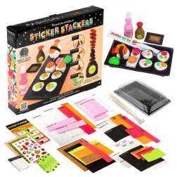 crayola sticker pegatinas 3d set sushi (f13194)