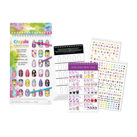 crayola creations album nail art (crayola - 04-1275)