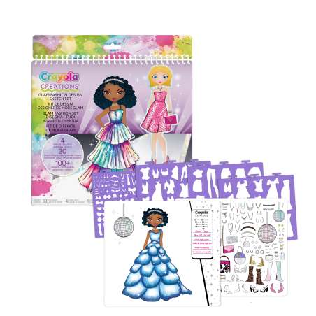crayola creations super album glam fashion (karactermania - 04-1270)