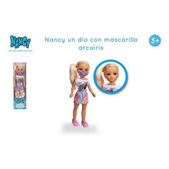 nancy un dia con mascarilla de arcoiris nancy un dia con mascarilla de arcoiris