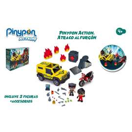 pin y pon action atraco al furgon