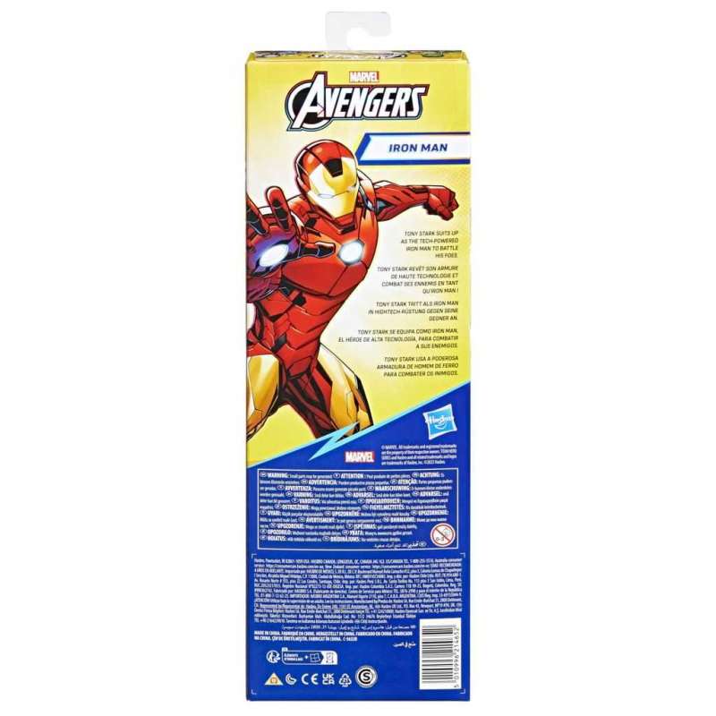 avengers figura titan iron man ( hasbro - e7835x0 ) avengers figura titan iron man ( hasbro - e7835x0 )