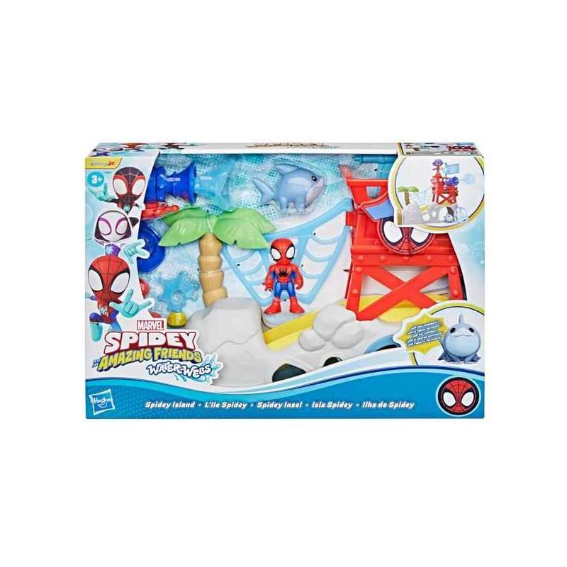 spidey waterwebs isla spidey playset (hasbro - g06655l0) spidey waterwebs isla spidey playset (hasbro - g06655l0)