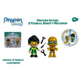 pin y pon action pack robot y mecanico