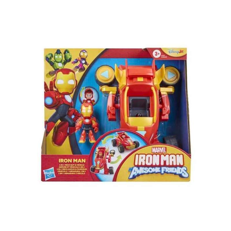 iron man and friends vehiculo y armadura 2 en 1 surtidos (hasbro - g12585l0)