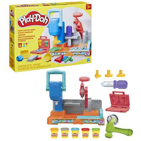 play-doh banco de herramientas (hasbro - f91415l0)